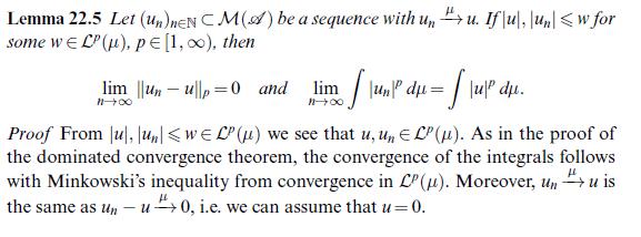 Lemma 22.5 Let (Un)neNCM(A) be a sequence with unu. If\u, un