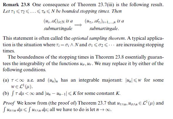 Remark 23.8 One consequence of Theorem 23.7(iii) is the following result. Let T T
