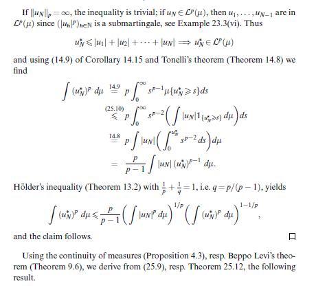 If ||UN||=o, the inequality is trivial; if uy ECP (u), then ,...,uy-1 are in LP () since (14) MEN is a