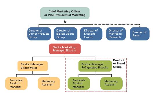 Chief Marketing Officer or Vice President of Marketing Associate Product Manager Director of Dinner Products
