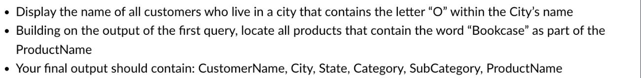 Display the name of all customers who live in a city that contains the letter 