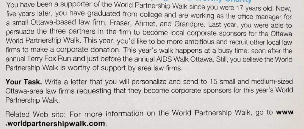 You have been a supporter of the World Partnership Walk since you were 17 years old. Now, five years later,