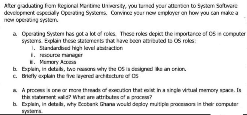 After graduating from Regional Maritime University, you turned your attention to System Software development