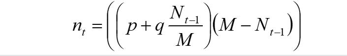 t-1 n = ( (p+qN+)(M-N))