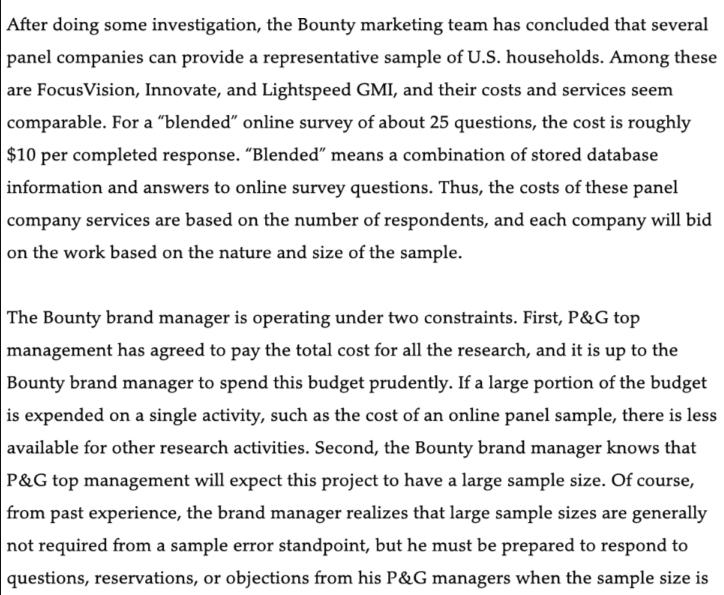 After doing some investigation, the Bounty marketing team has concluded that several panel companies can