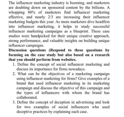 The influencer marketing industry is booming, and marketers are doubling down on sponsored content by the