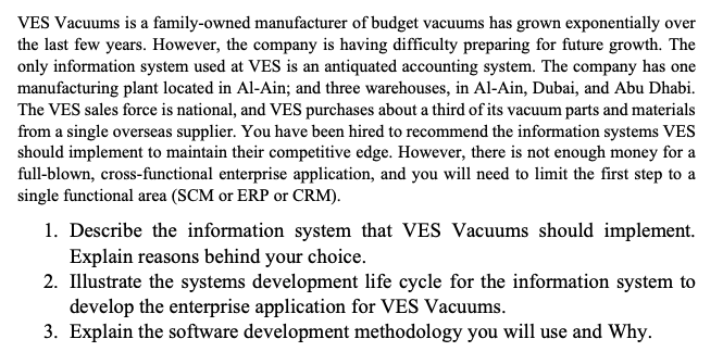 VES Vacuums is a family-owned manufacturer of budget vacuums has grown exponentially over the last few years.