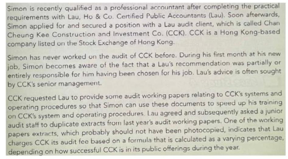 Simon is recently qualified as a professional accountant after completing the practical requirements with