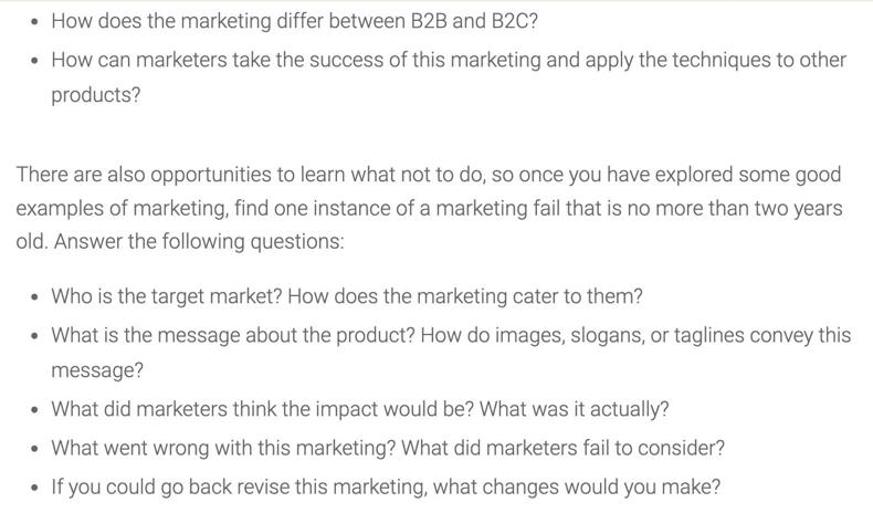 How does the marketing differ between B2B and B2C?  How can marketers take the success of this marketing and