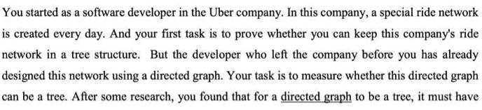 You started as a software developer in the Uber company. In this company, a special ride network is created