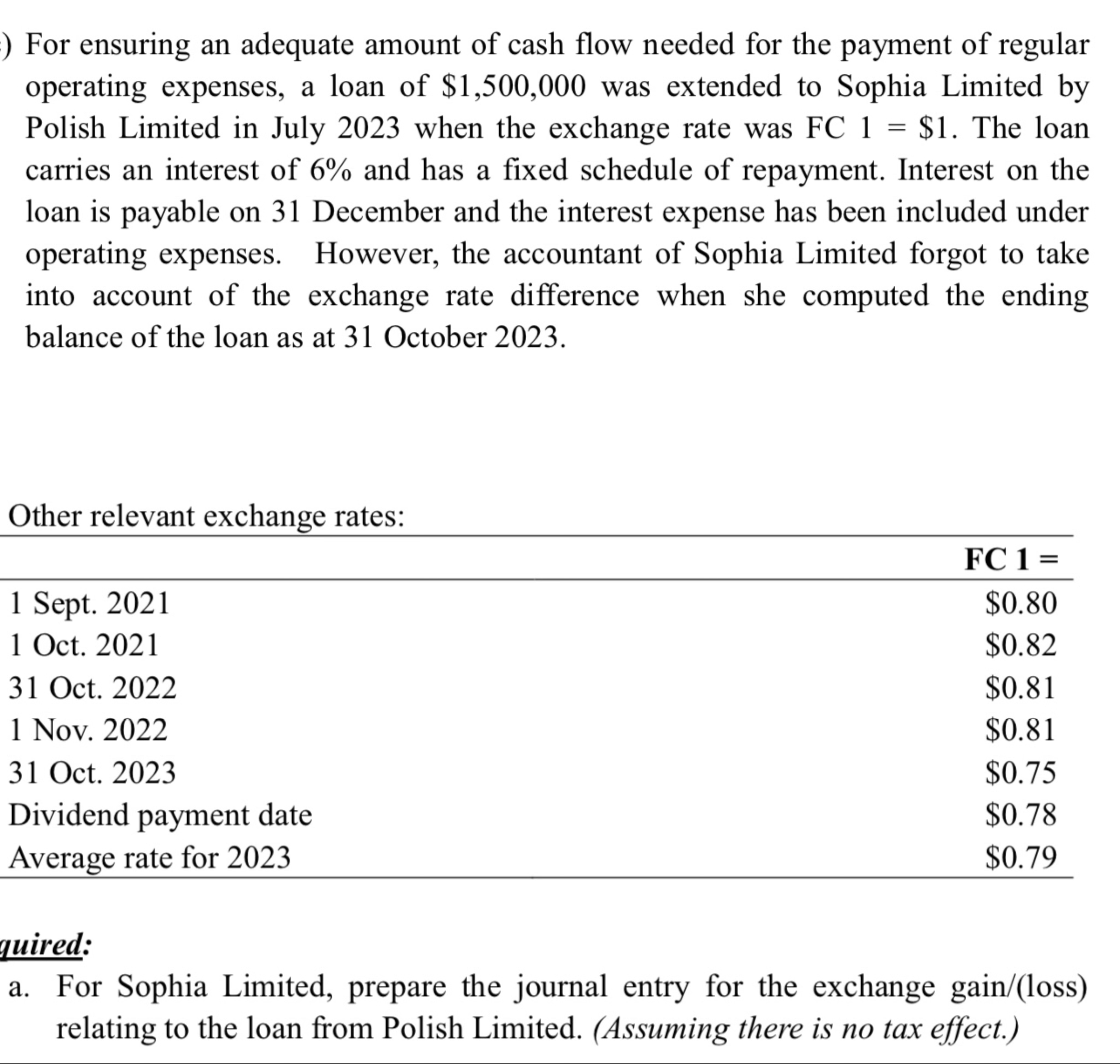 ) For ensuring an adequate amount of cash flow needed for the payment of regular operating expenses, a loan