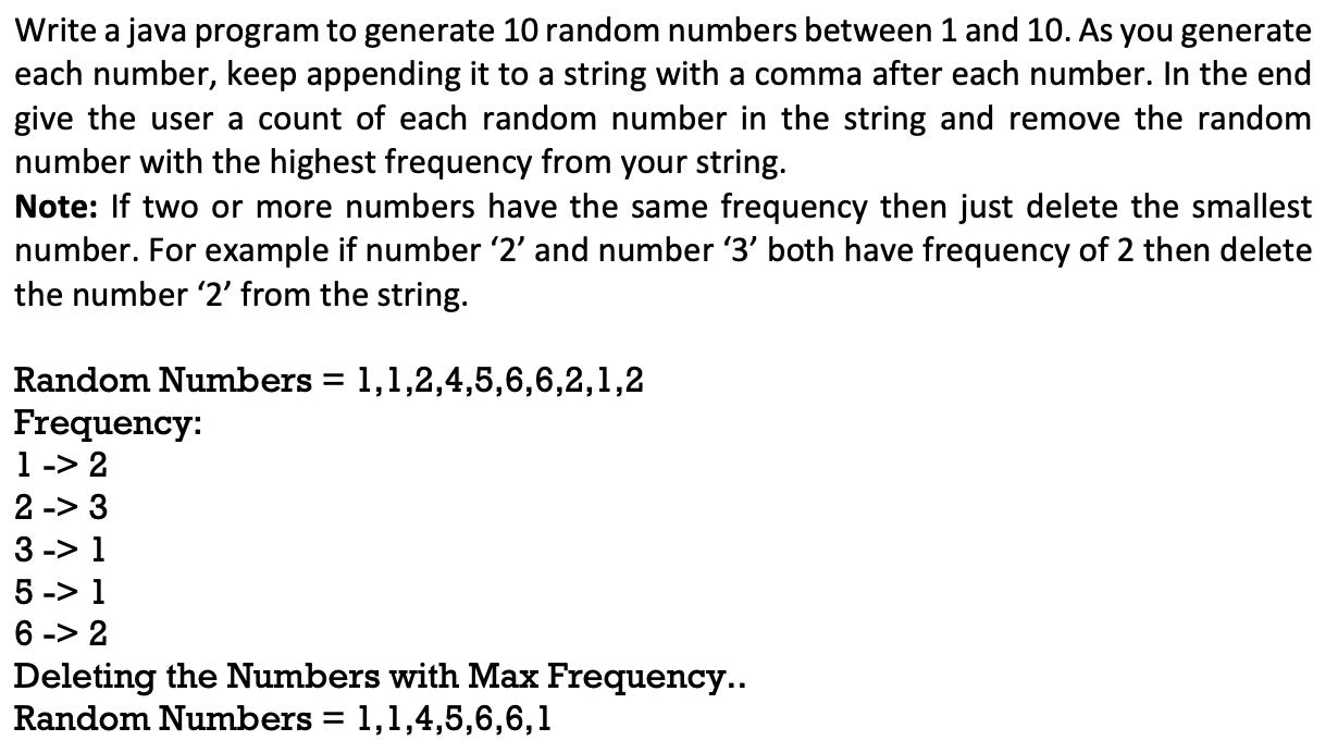 Write a java program to generate 10 random numbers between 1 and 10. As you generate each number, keep