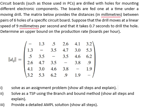 Circuit boards (such as those used in PCs) are drilled with holes for mounting different electronic