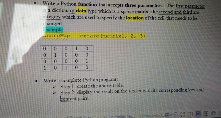 Write a Python function that accepts three parameters. The first parameter is a dictionary data type which is
