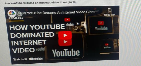 How YouTube Became an Internet Video Giant (16:58) How You Tube Became An Internet Video Giant CNBC CNBC HOW