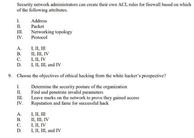 Security network administrators can create their own ACL rules for firewall based on which of the following