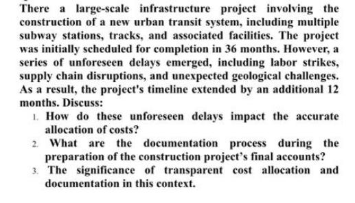 There a large-scale infrastructure project involving the construction of a new urban transit system,