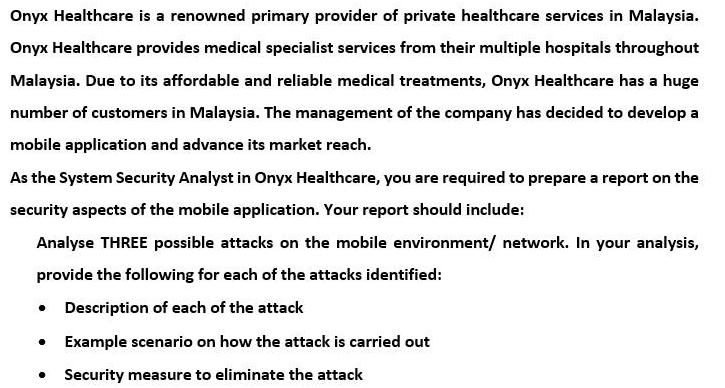 Onyx Healthcare is a renowned primary provider of private healthcare services in Malaysia. Onyx Healthcare