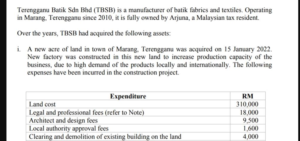 Terengganu Batik Sdn Bhd (TBSB) is a manufacturer of batik fabrics and textiles. Operating in Marang,