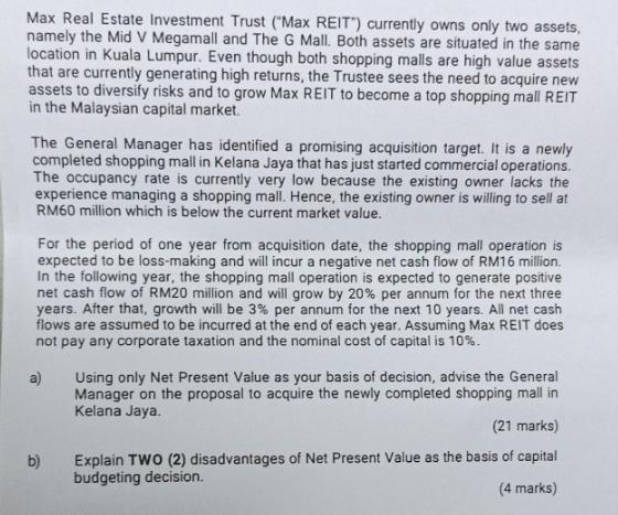 Max Real Estate Investment Trust (