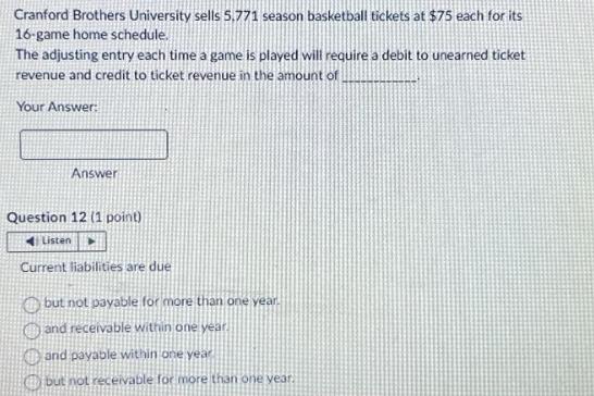 Cranford Brothers University sells 5.771 season basketball tickets at $75 each for its 16-game home schedule.
