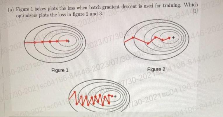 (a) do desce -20219 optimizers plots the loss in figure 2 and 3. 20233 0-20242 7130-2021 sc + descent is used