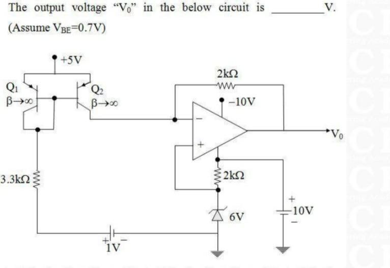 The output voltage 