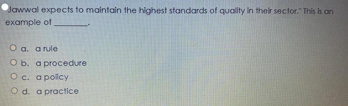 Jawwal expects to maintain the highest standards of quality in their sector.