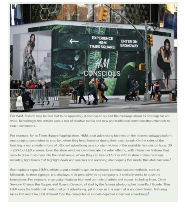 EXPERIENCE H&M TIMES SQUARE! affar more H.M ENTER ON BROADWAY CONSCIOUS (CSIVE For H&M, fashion may be fast,