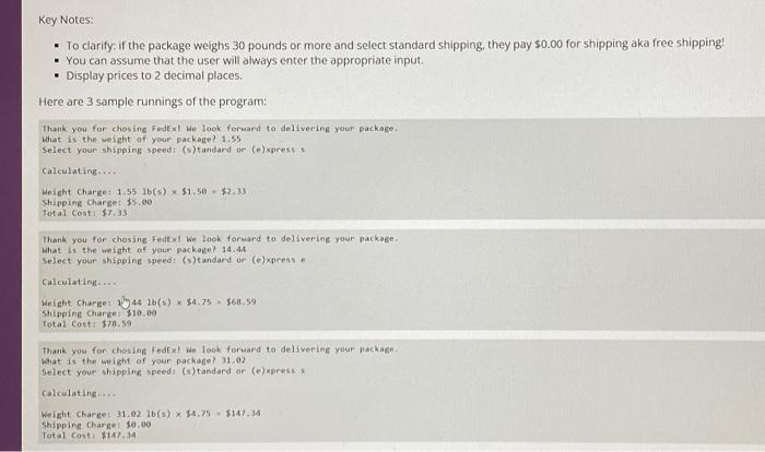 Key Notes: To clarify: if the package weighs 30 pounds or more and select standard shipping, they pay $0.00