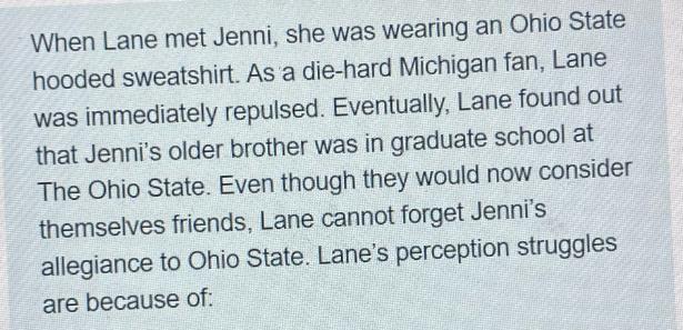 When Lane met Jenni, she was wearing an Ohio State hooded sweatshirt. As a die-hard Michigan fan, Lane was