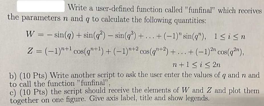 Write a user-defined function called 