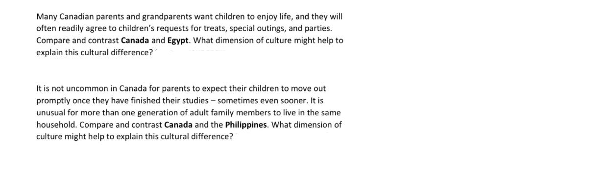 Many Canadian parents and grandparents want children to enjoy life, and they will often readily agree to