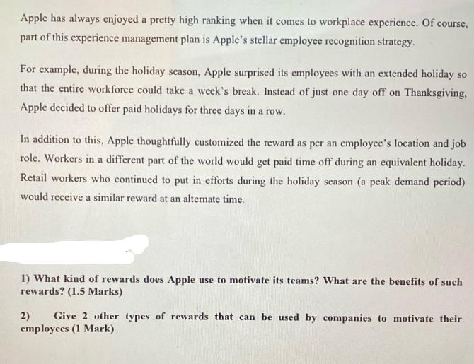 Apple has always enjoyed a pretty high ranking when it comes to workplace experience. Of course, part of this