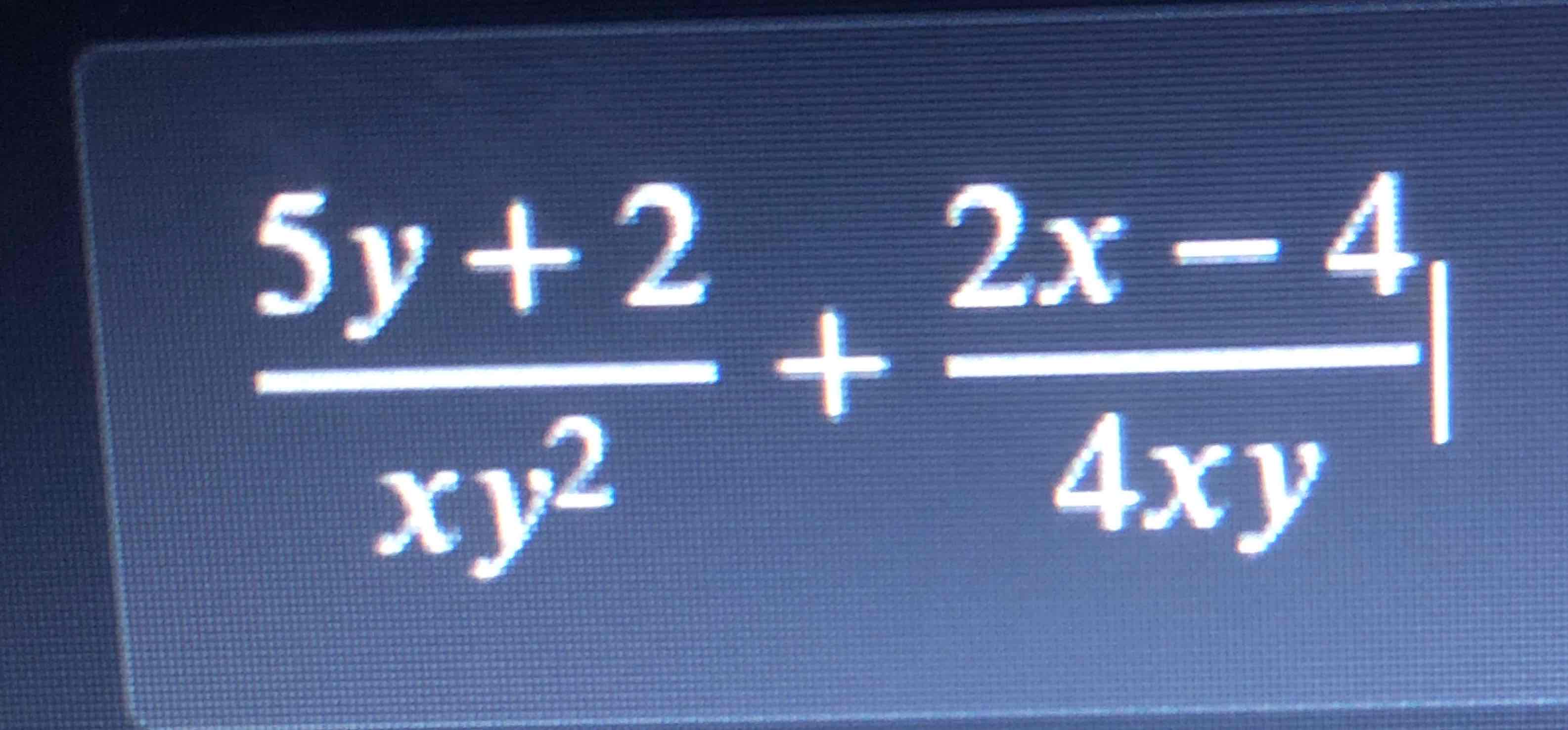 5y+2 xy2 + 2x 4 4xy