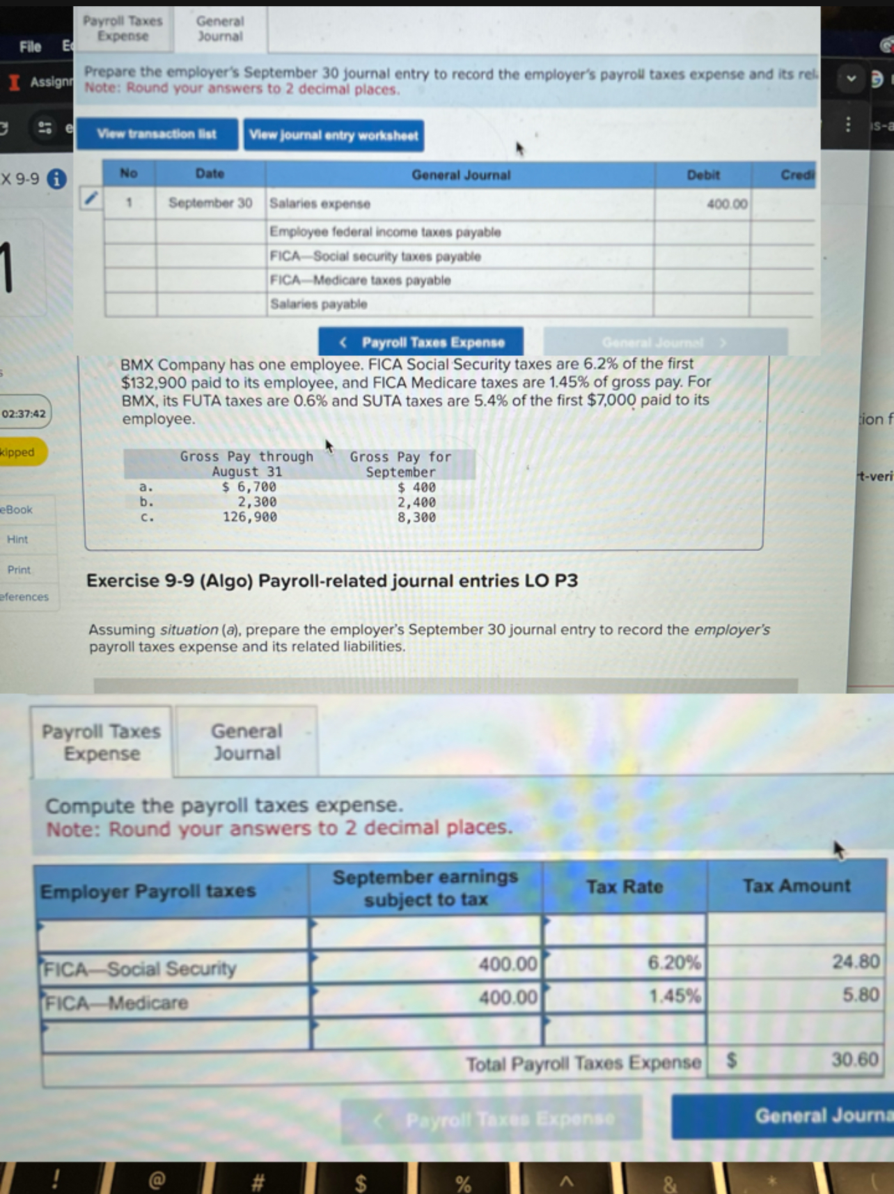 Solved Payroll Taxes Expense General Journal Fil Solutioninn 2836