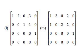 Solved Determine whether a matrix is in row eche SolutionInn