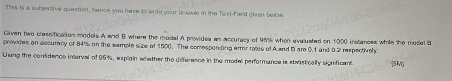 This is a subjective question, hence you have to write your answer in the Text-Field given below. Given two