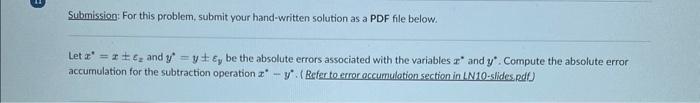 Submission: For this problem, submit your hand-written solution as a PDF file below. Let =  and y'=yty be the