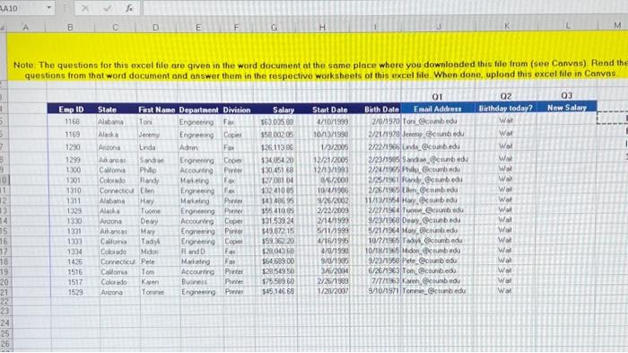AA10 J 3 4 5 $ 7 5 19 11 12 #3 14 15 16 17 18 19 20 21 22 23 24 25 26 A B Emp ID State 1168 1169 1290 1299