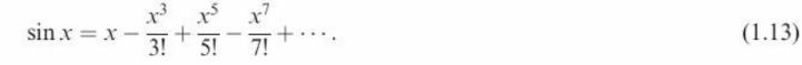 values of x such that 0 sin x = x - 3!