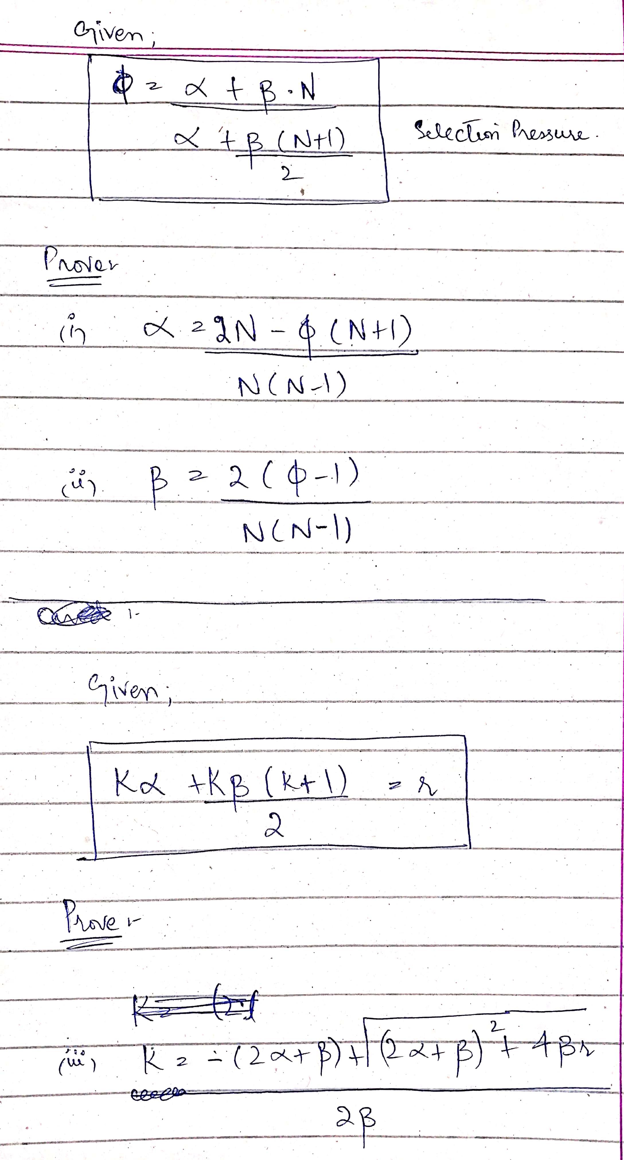 Given; z dt BN 2'7B Selection hessure. tB(NH) Prover in x z2N-