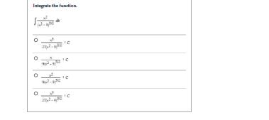 Integrate the funtinn