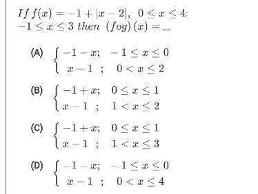 If f(x) = -1+ |x 2|, 0