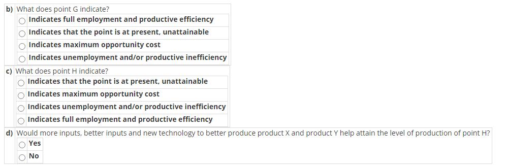 outside the curve. Select which point you want to graph from the