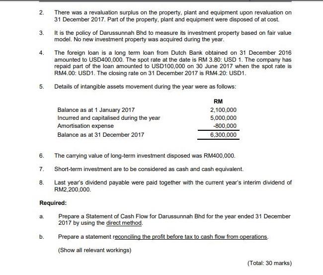 31 December 2017 RM Turnover 436,300,000 Cost of sales -275,500,000 160,800,000 Gross