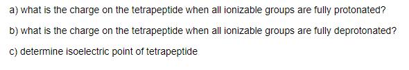 new amino acids that have the following R groups: OH SH thiophenol