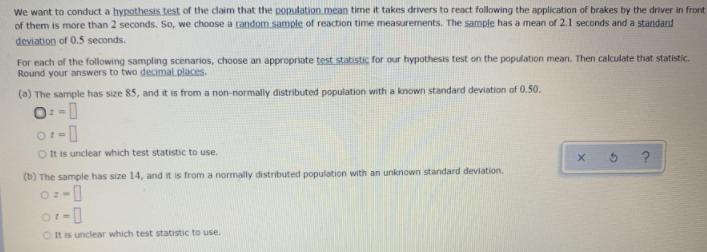 We want to conduct a hynothesis test of the daim that the