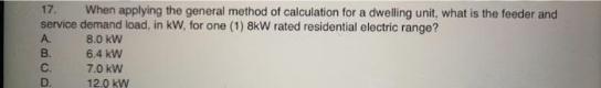 When applying the general method of calculation for a dwelling unit, what