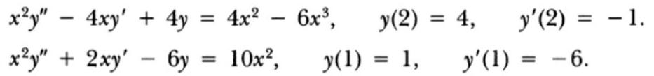 xy" 4xy' + 4y = 4x 6x, y(2) = 4, y'(2) =